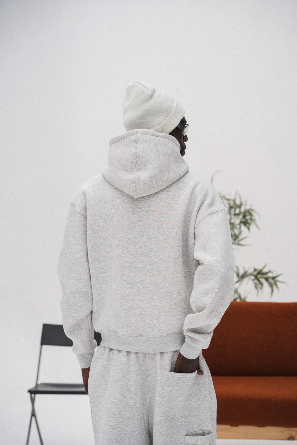 boxy-fit hoodie