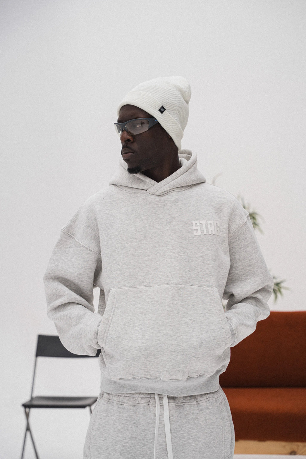 boxy-fit hoodie