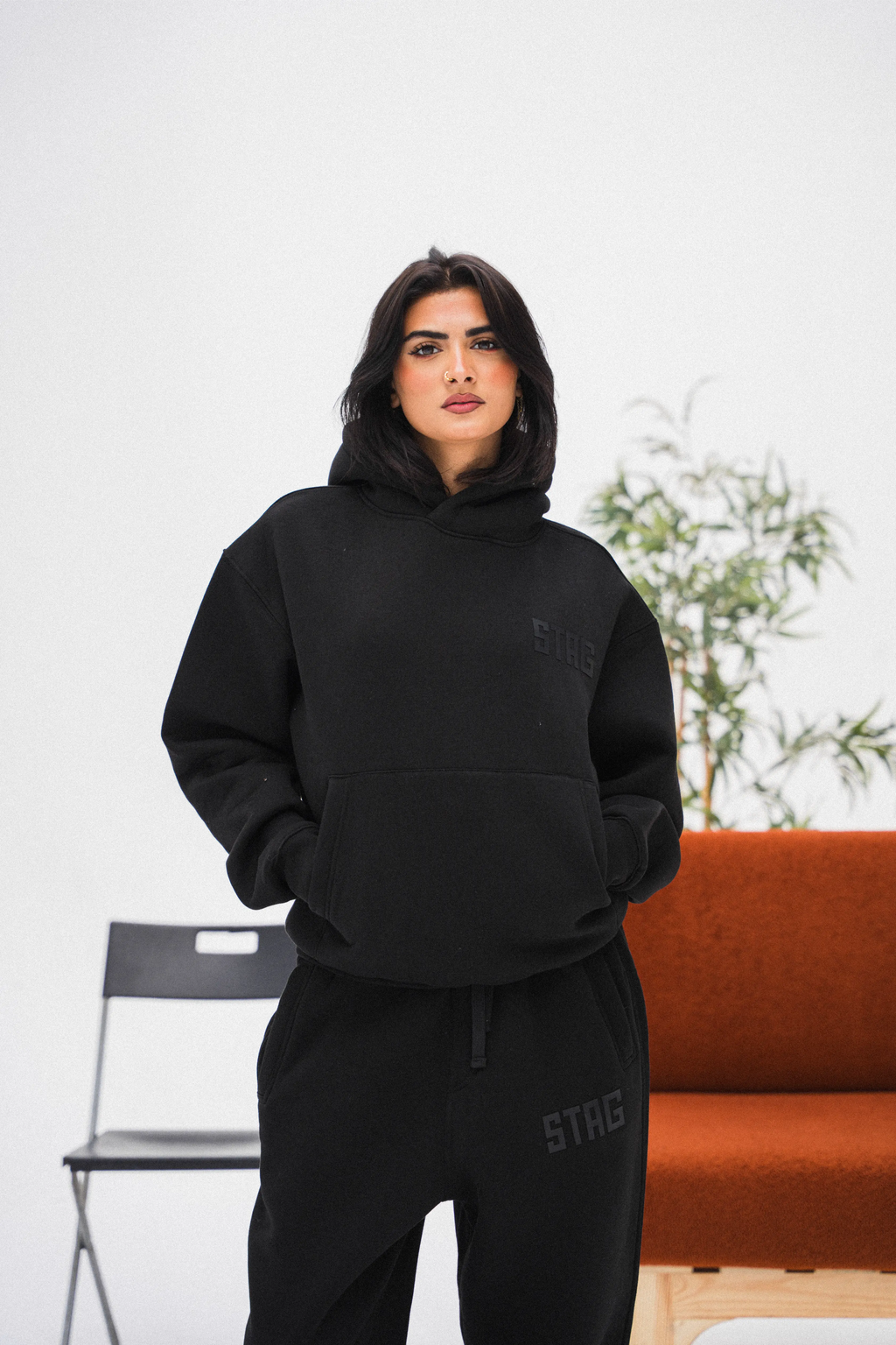 boxy-fit hoodie