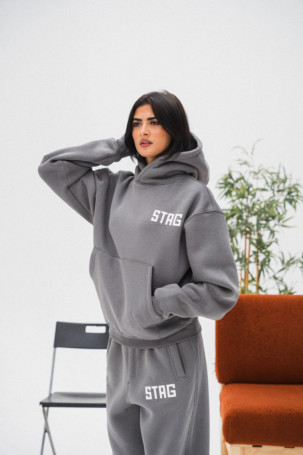 boxy-fit hoodie