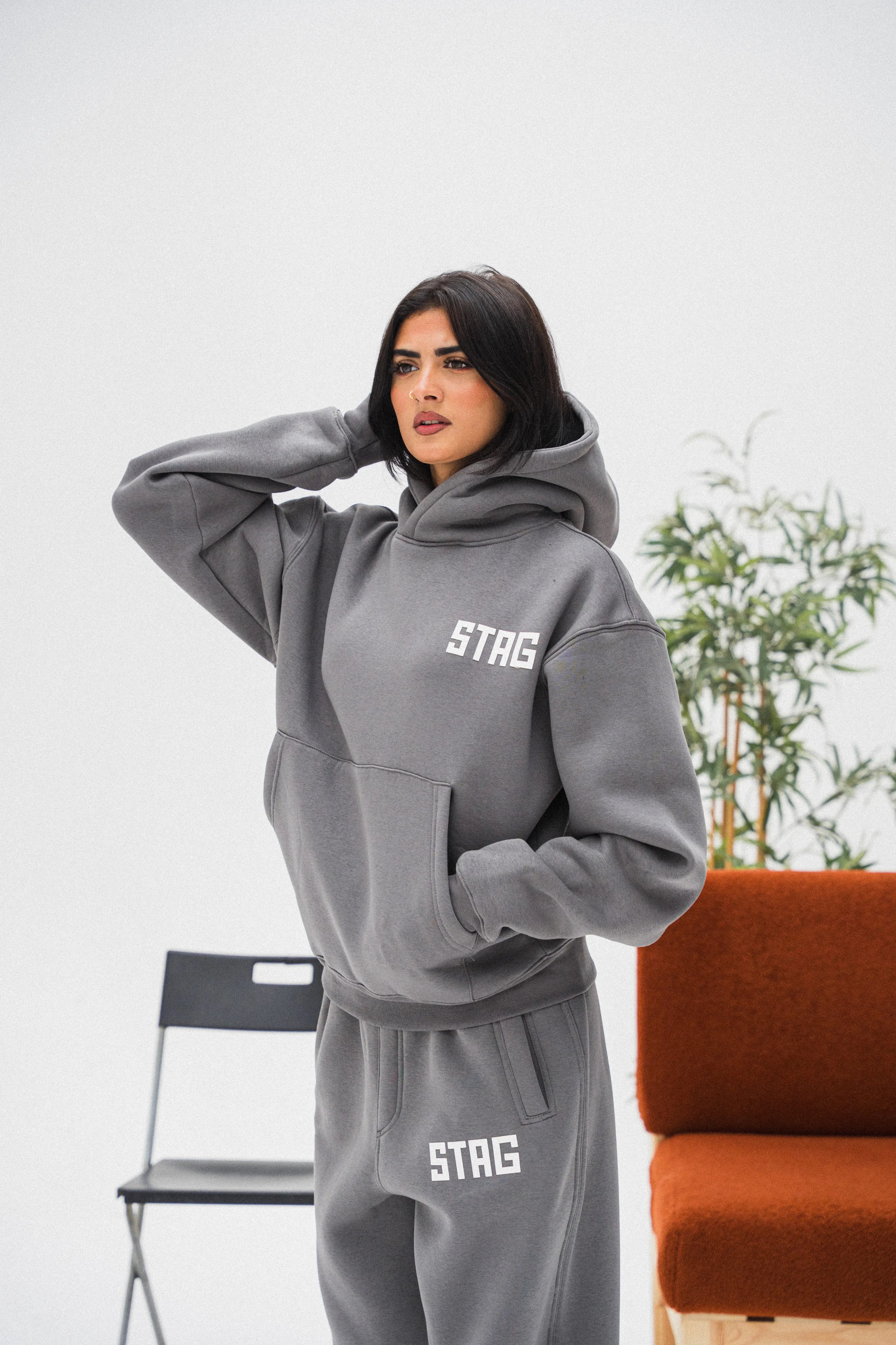 boxy-fit hoodie