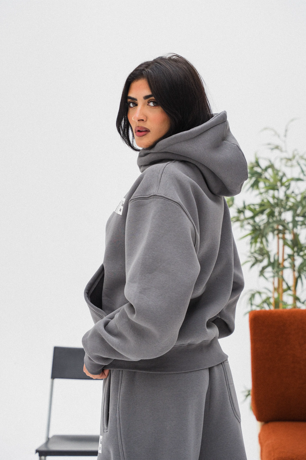 boxy-fit hoodie