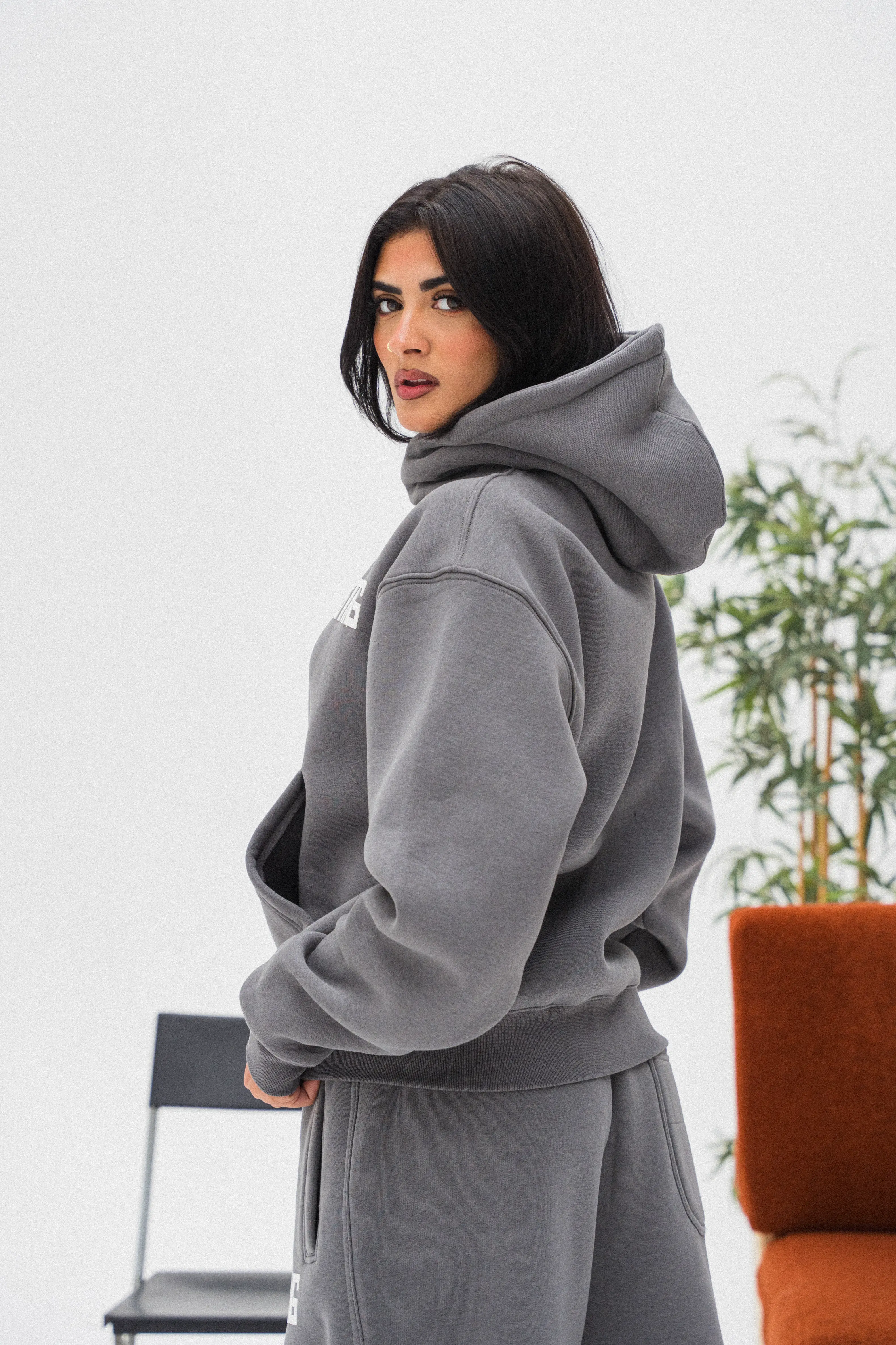 boxy-fit hoodie