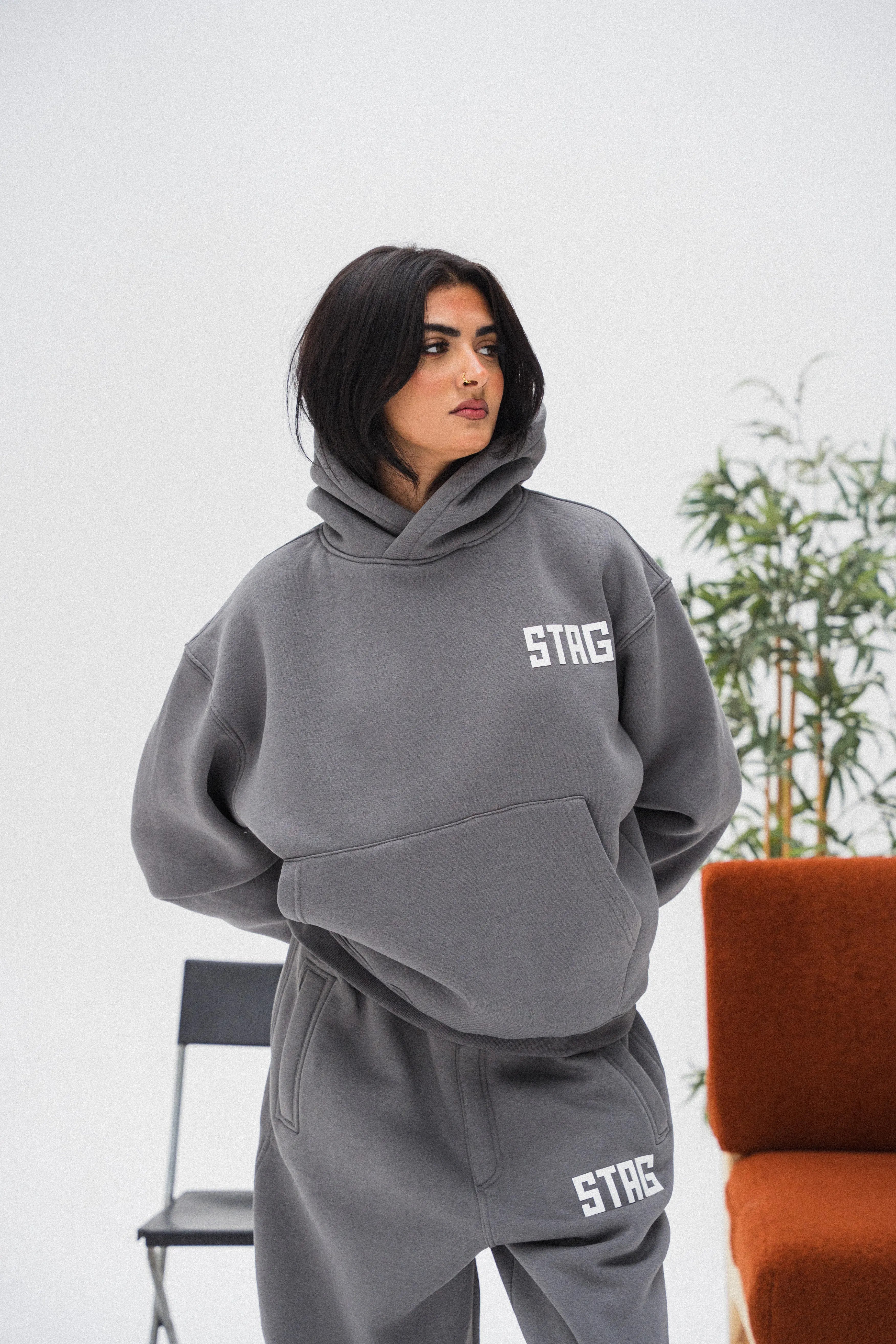 boxy-fit hoodie