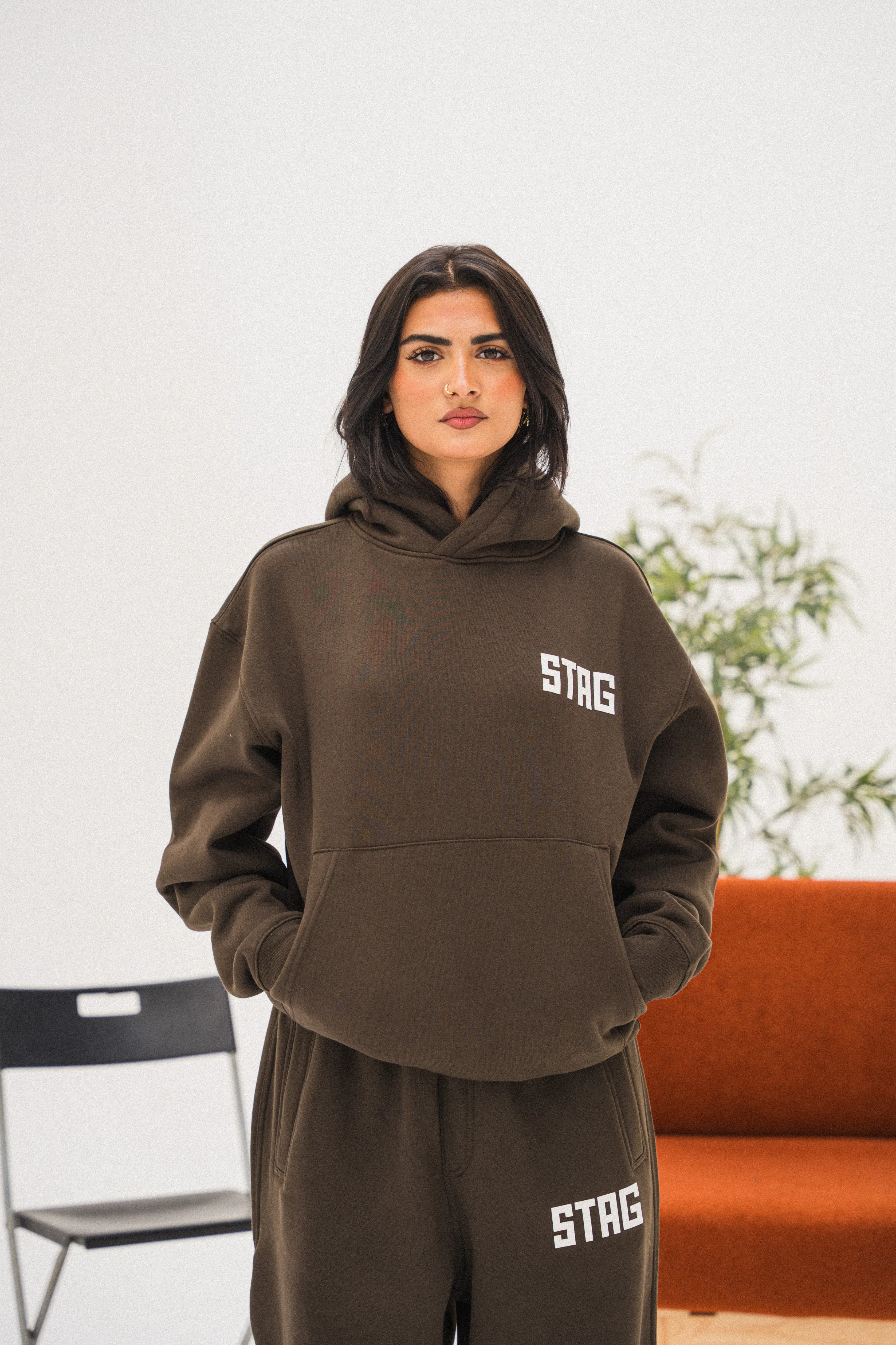 boxy-fit hoodie