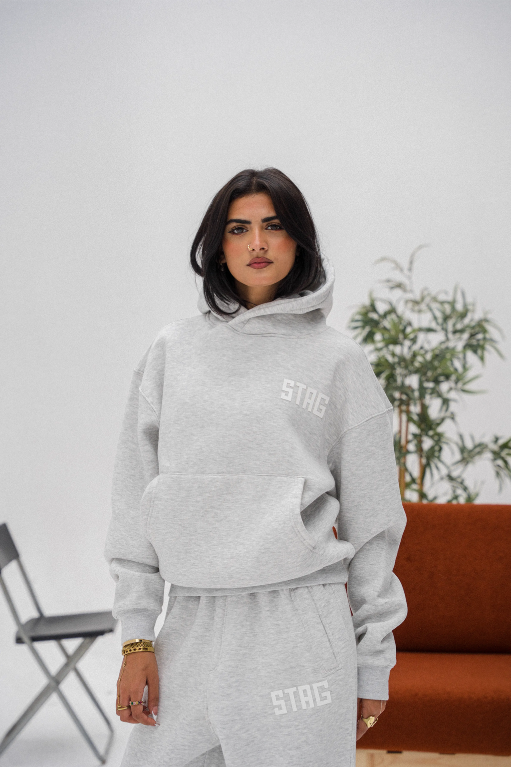 boxy-fit hoodie