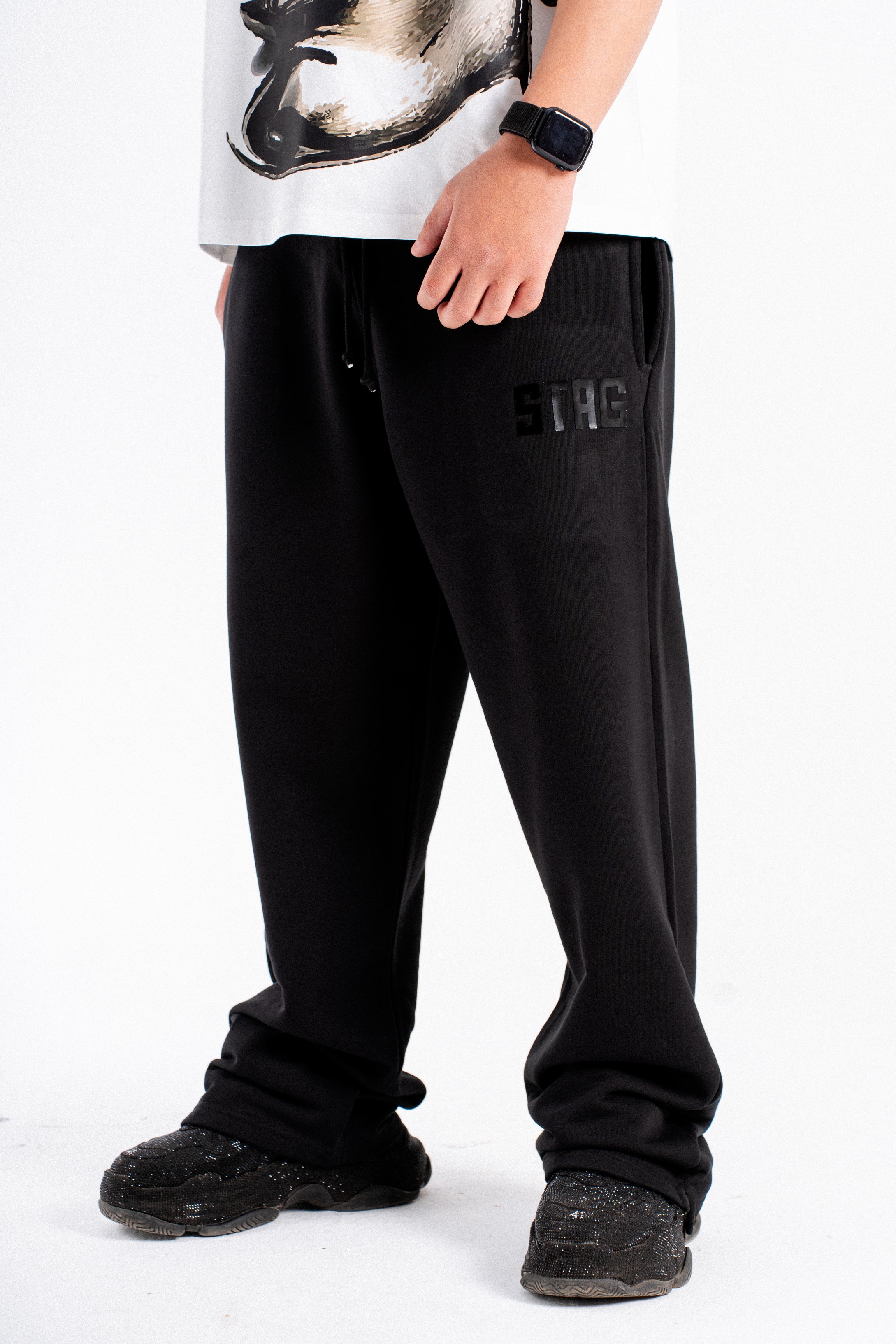Wide-leg  trousers