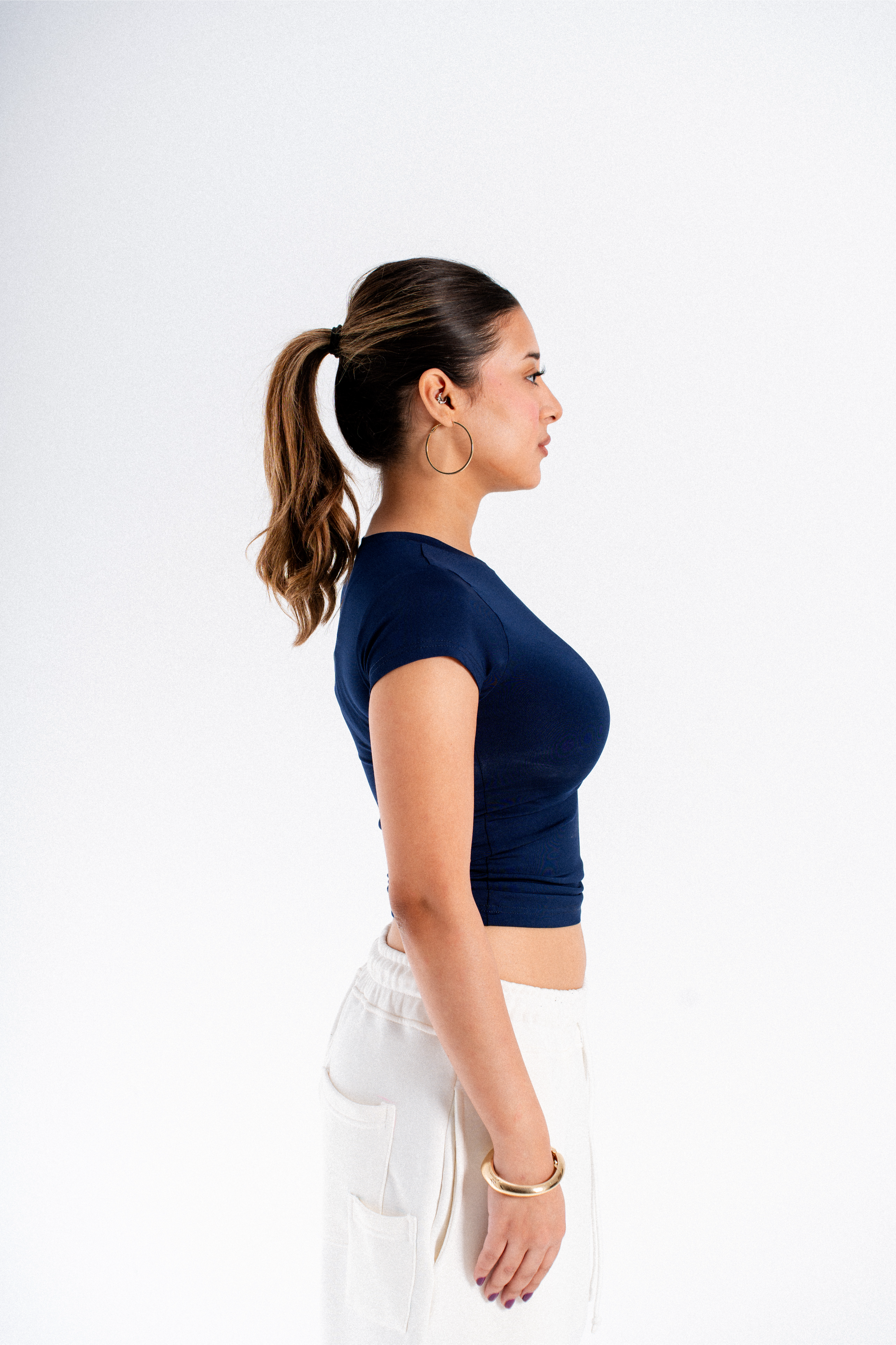 BASIC TOP Navy